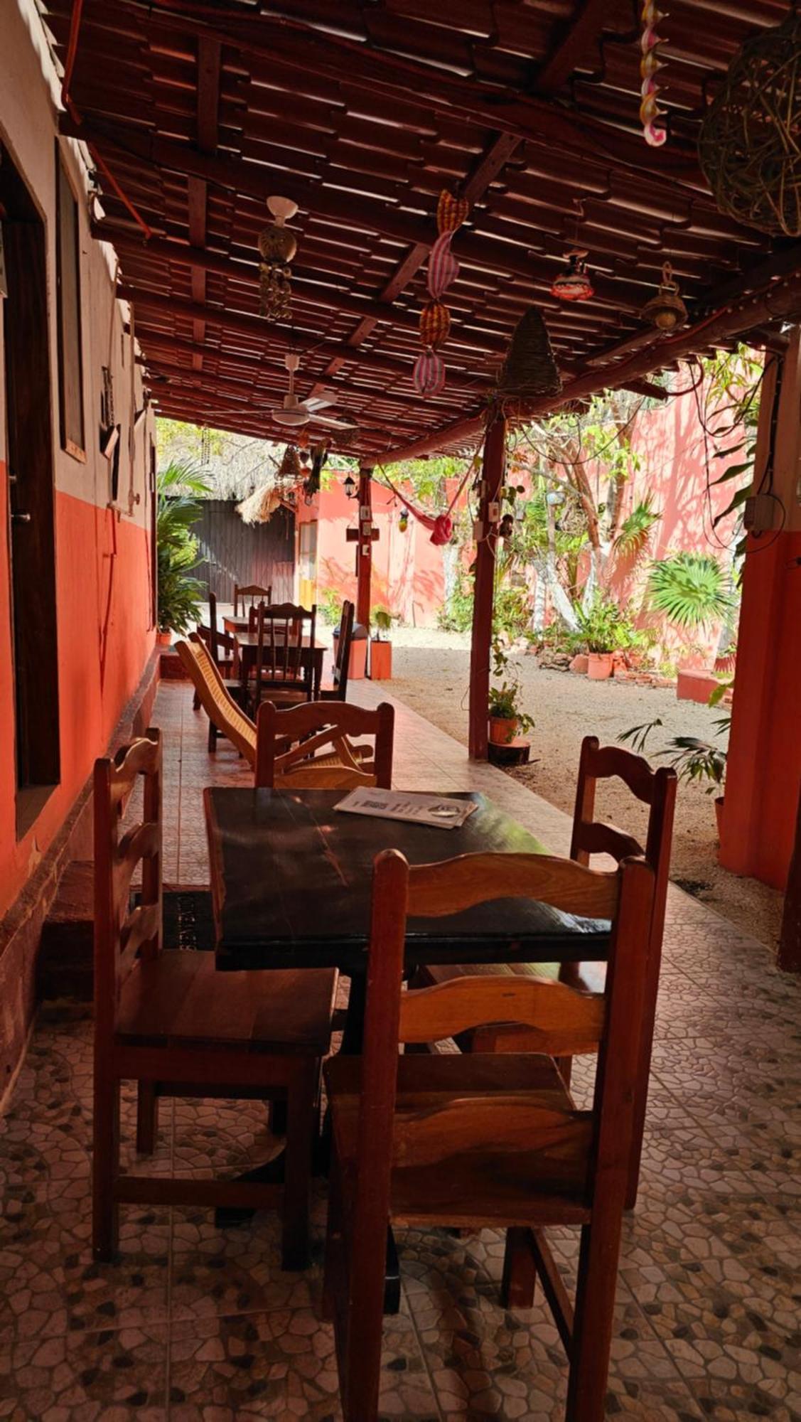 Casa Coral Otel Bacalar Dış mekan fotoğraf