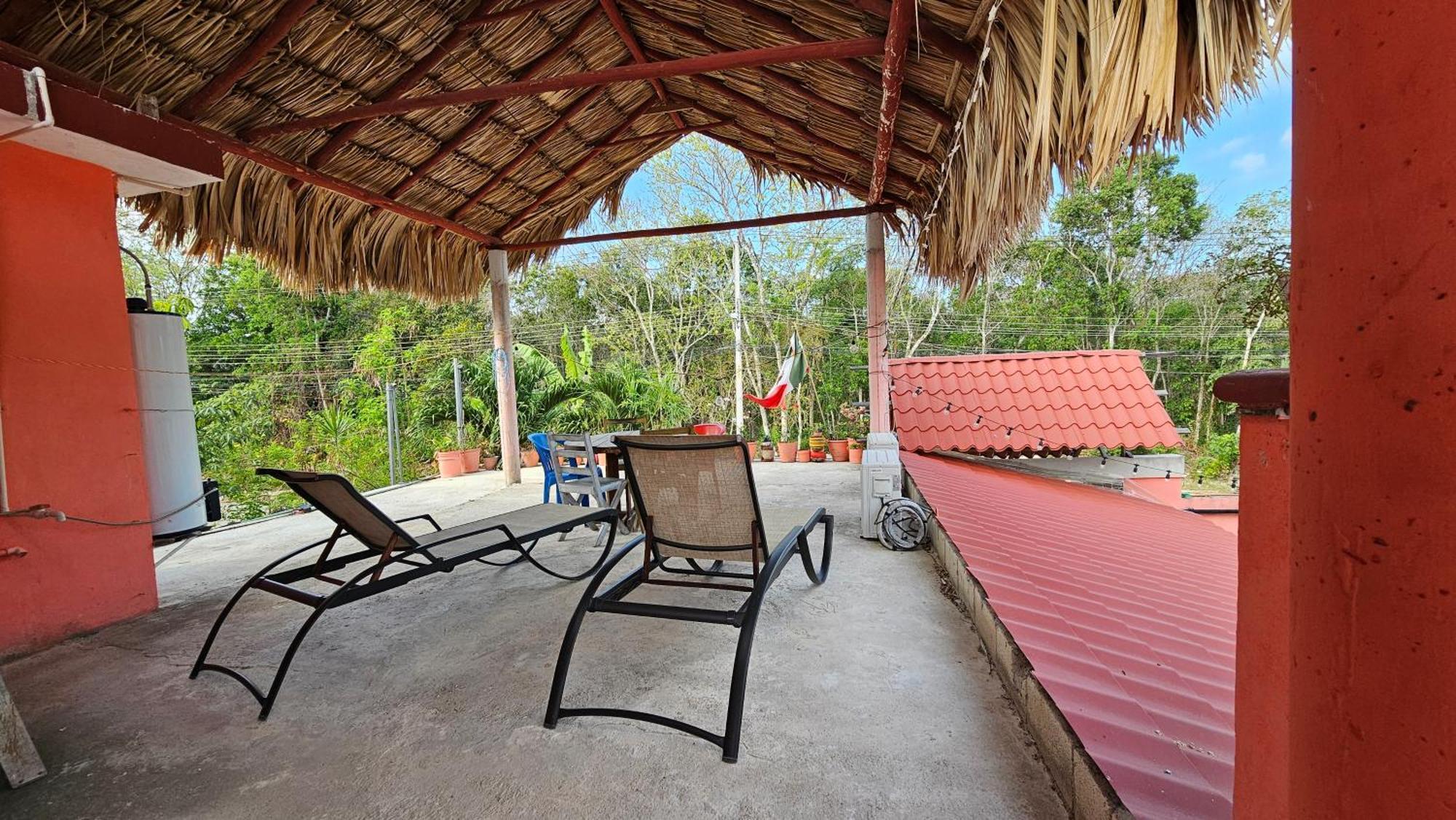 Casa Coral Otel Bacalar Dış mekan fotoğraf